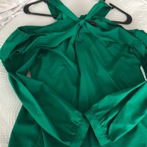 Emerald green Jcrew blouse. NWOT